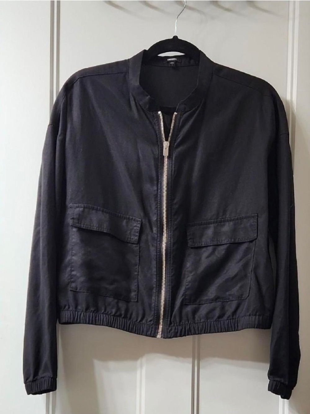 Express Black Lightweight Zip-Up